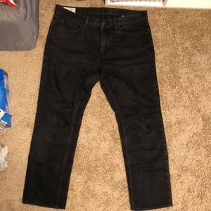 Men’s banana republic black  jeans 35x30